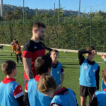 Julien Hamiaux rend visite à l’école de rugby